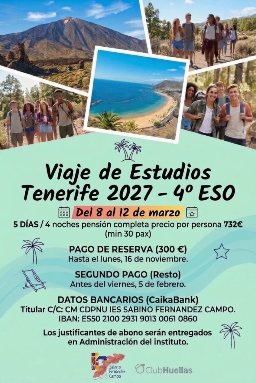 Cartel informativo